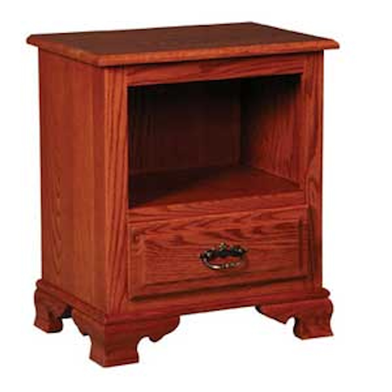 Simply Amish Classic Nightstand with Opening