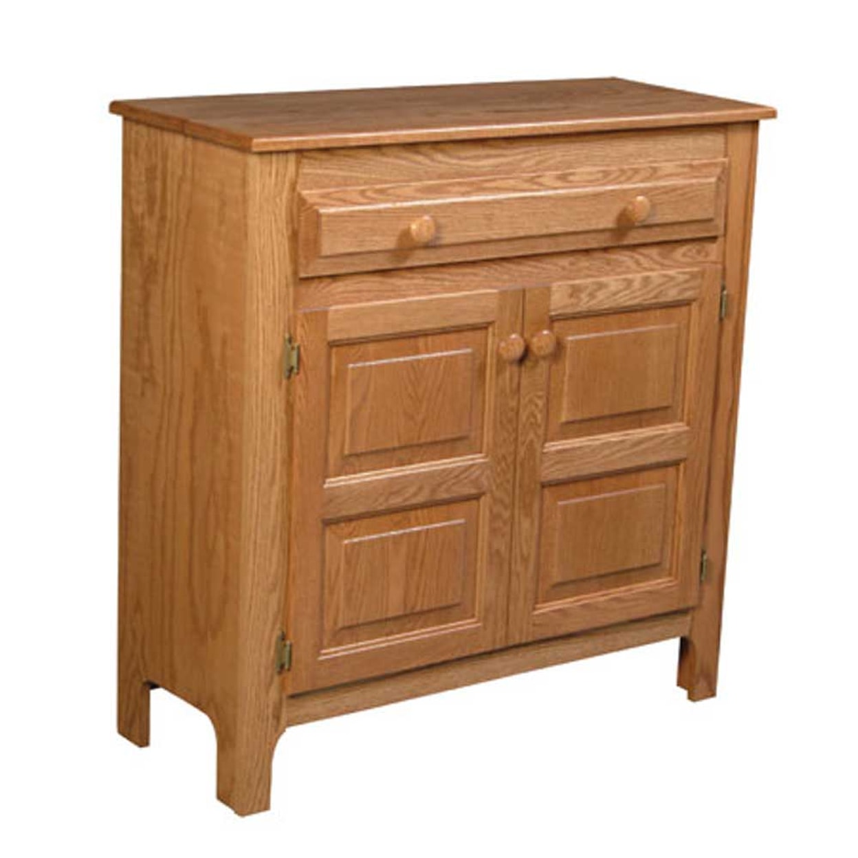 Simply Amish Country 1-Drawer Pie Safe