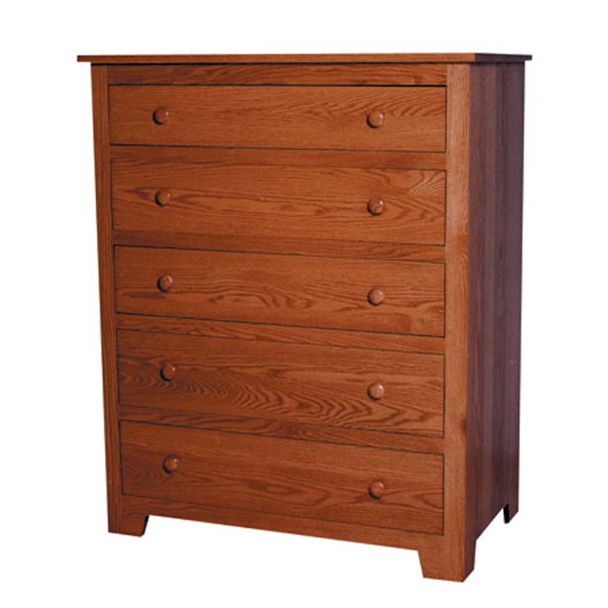 Simply Amish Shaker Amish 5-Drawer Chest