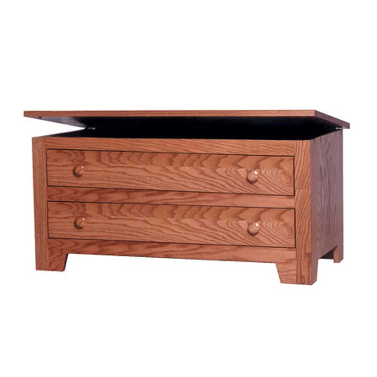 Simply Amish Shaker Amish Blanket Chest with False Fronts