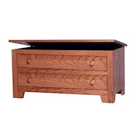 Shaker Blanket Chest with False Fronts