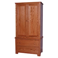 Shaker Armoire on Chest