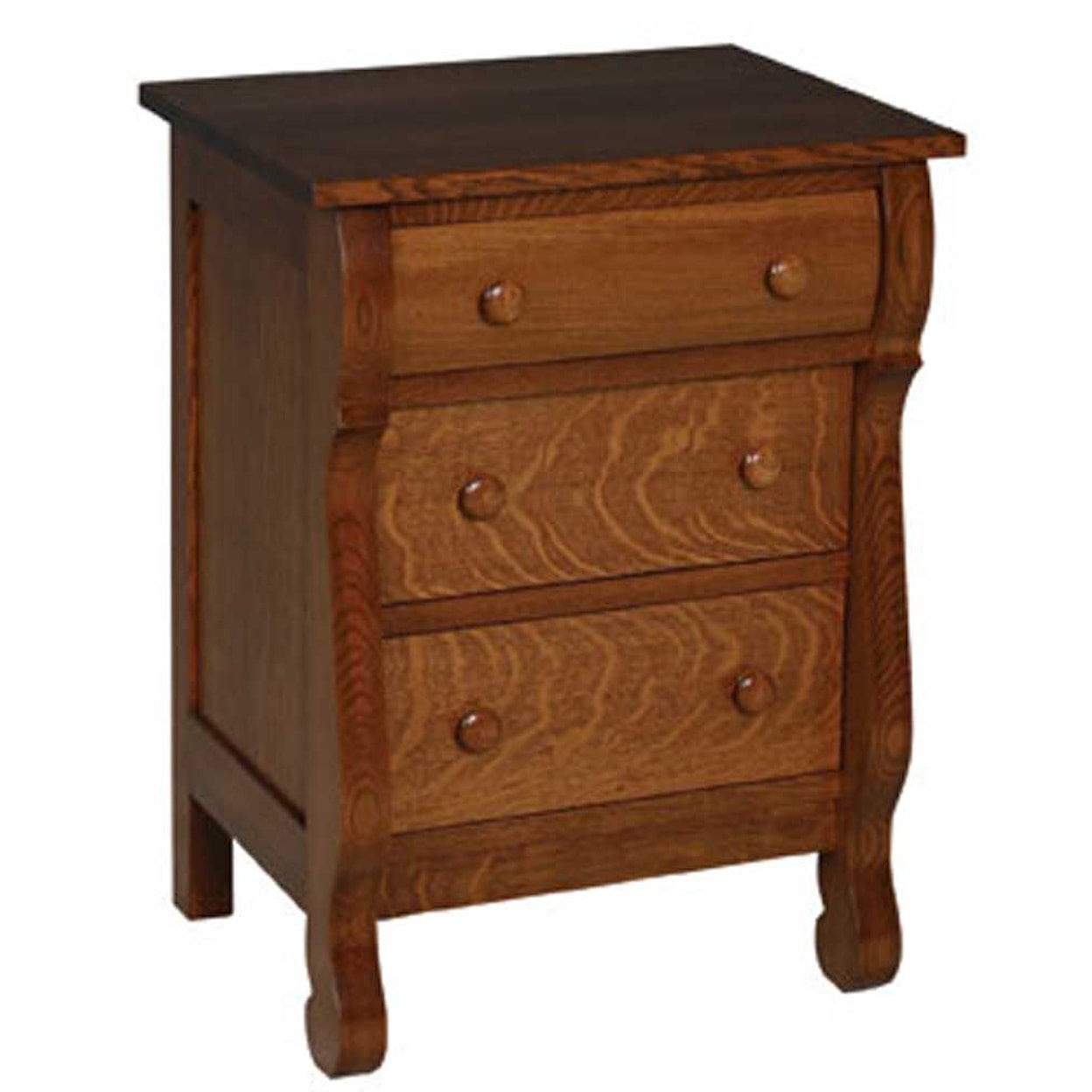 Simply Amish Empire Bedside Chest