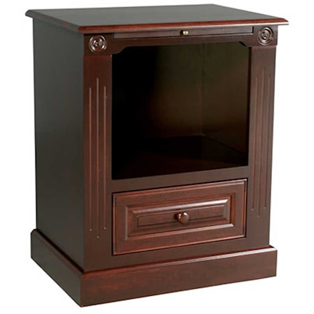 Deluxe Nightstand with Opening