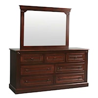 Imperial 7-Drawer Dresser and Center Mirror