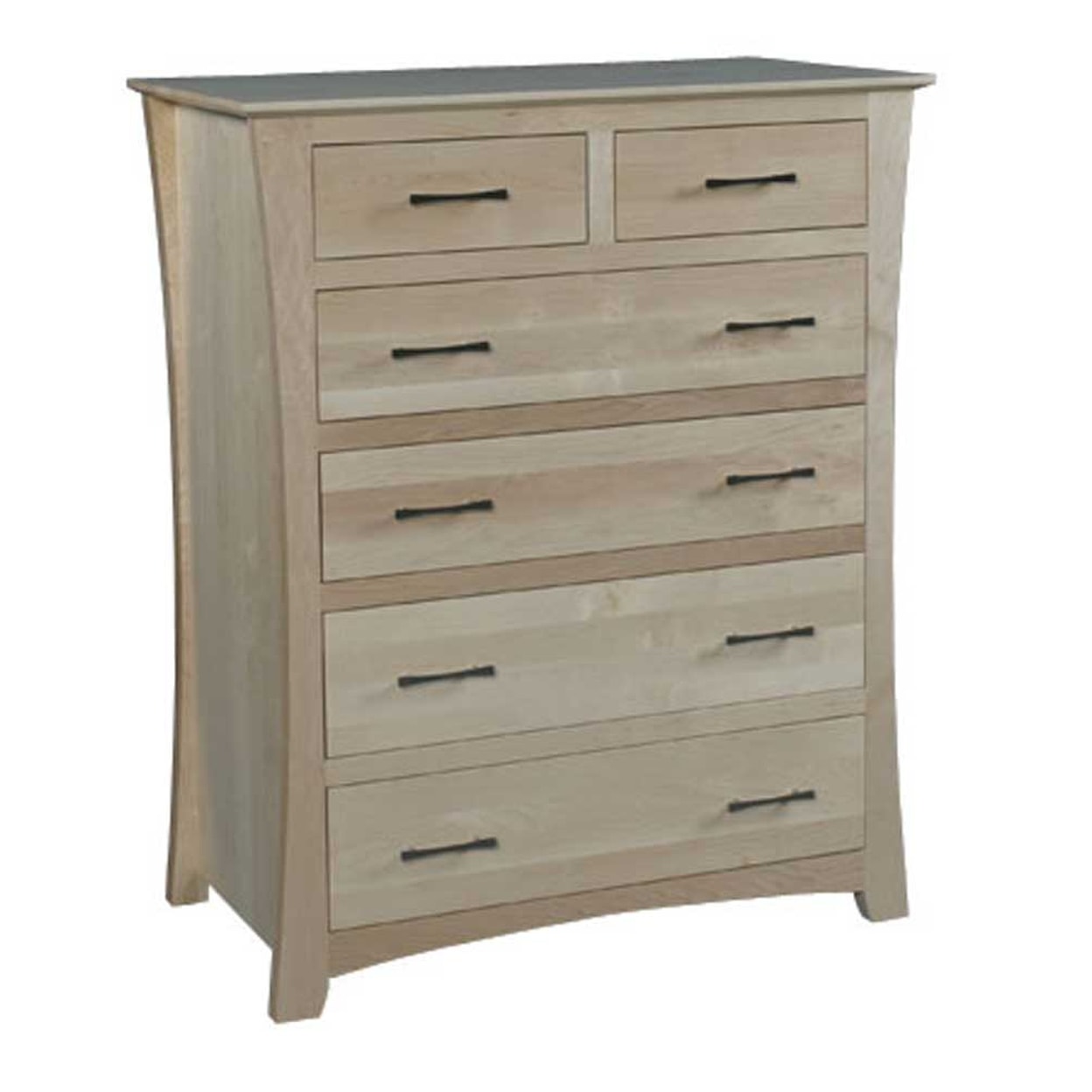 Simply Amish Loft 6-Drawer Chest