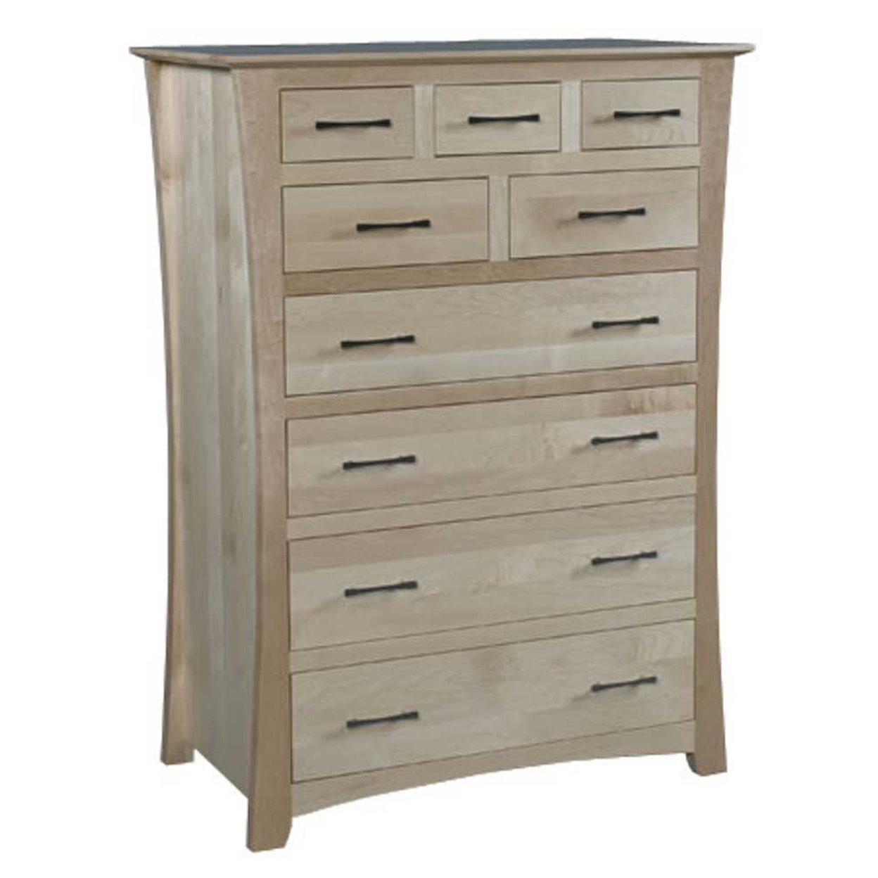 Simply Amish Loft 9-Drawer Chest