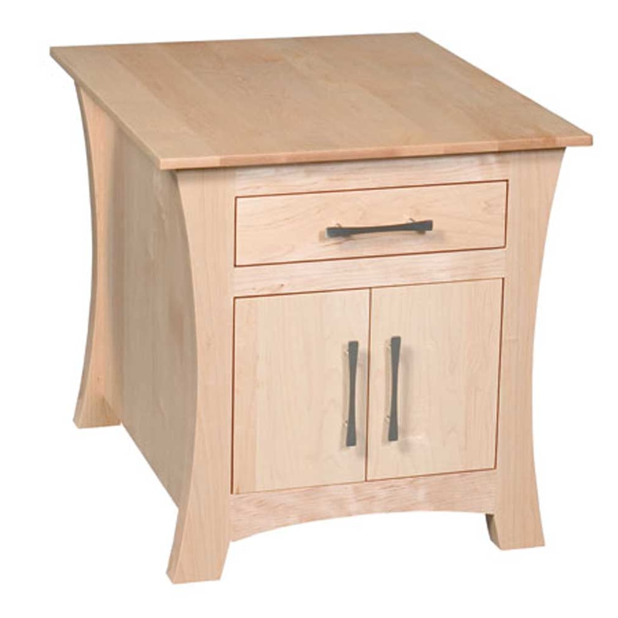 Simply Amish Loft Cabinet End Table