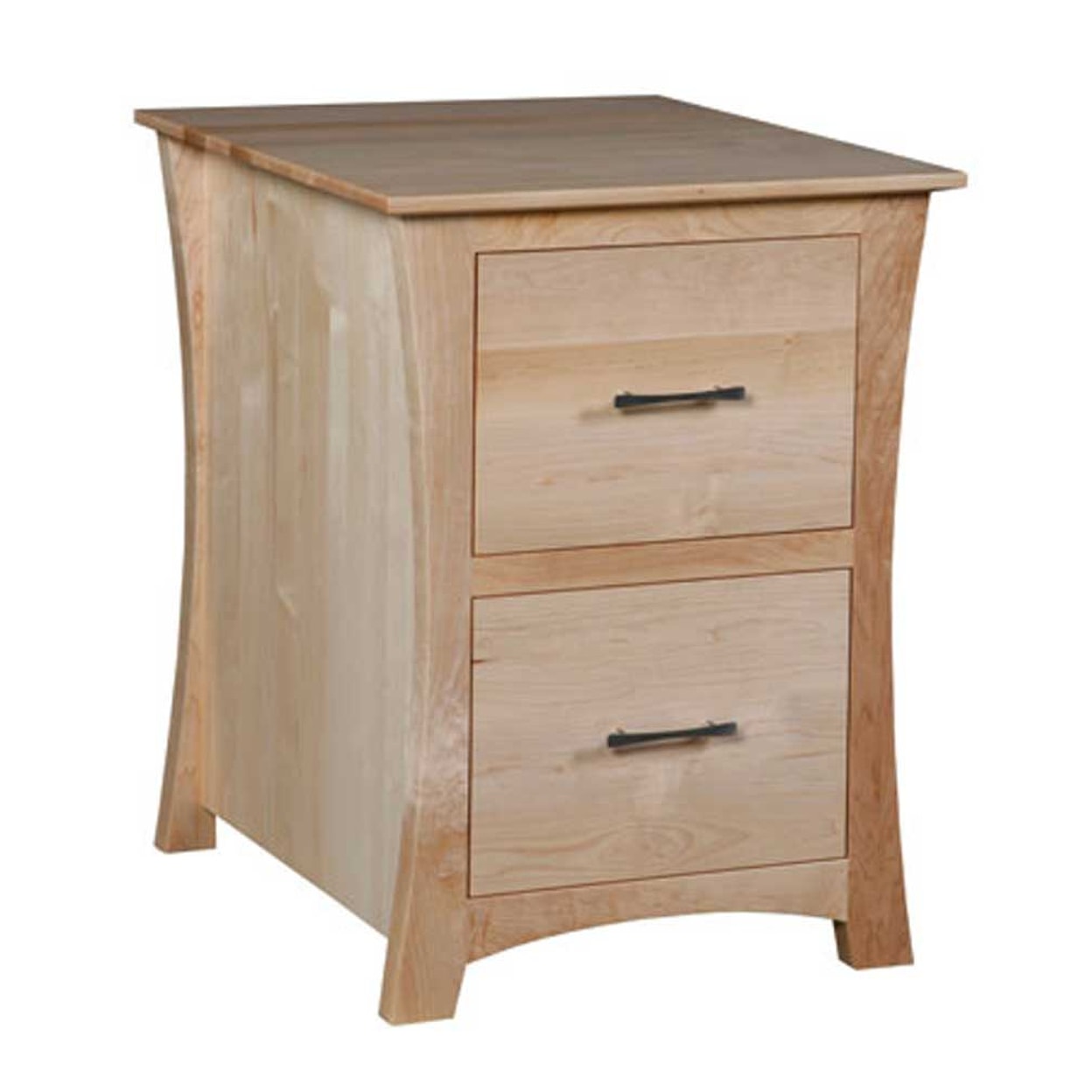 Simply Amish Loft 2-Drawer File Cabinet