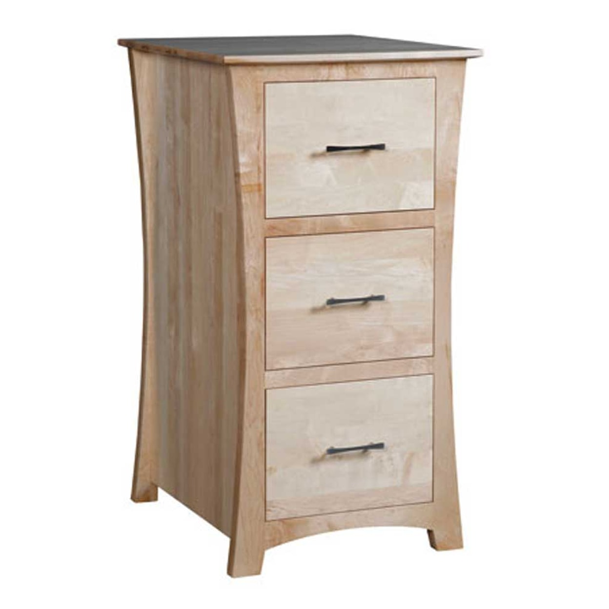 Simply Amish Loft 3-Drawer File Cabinet