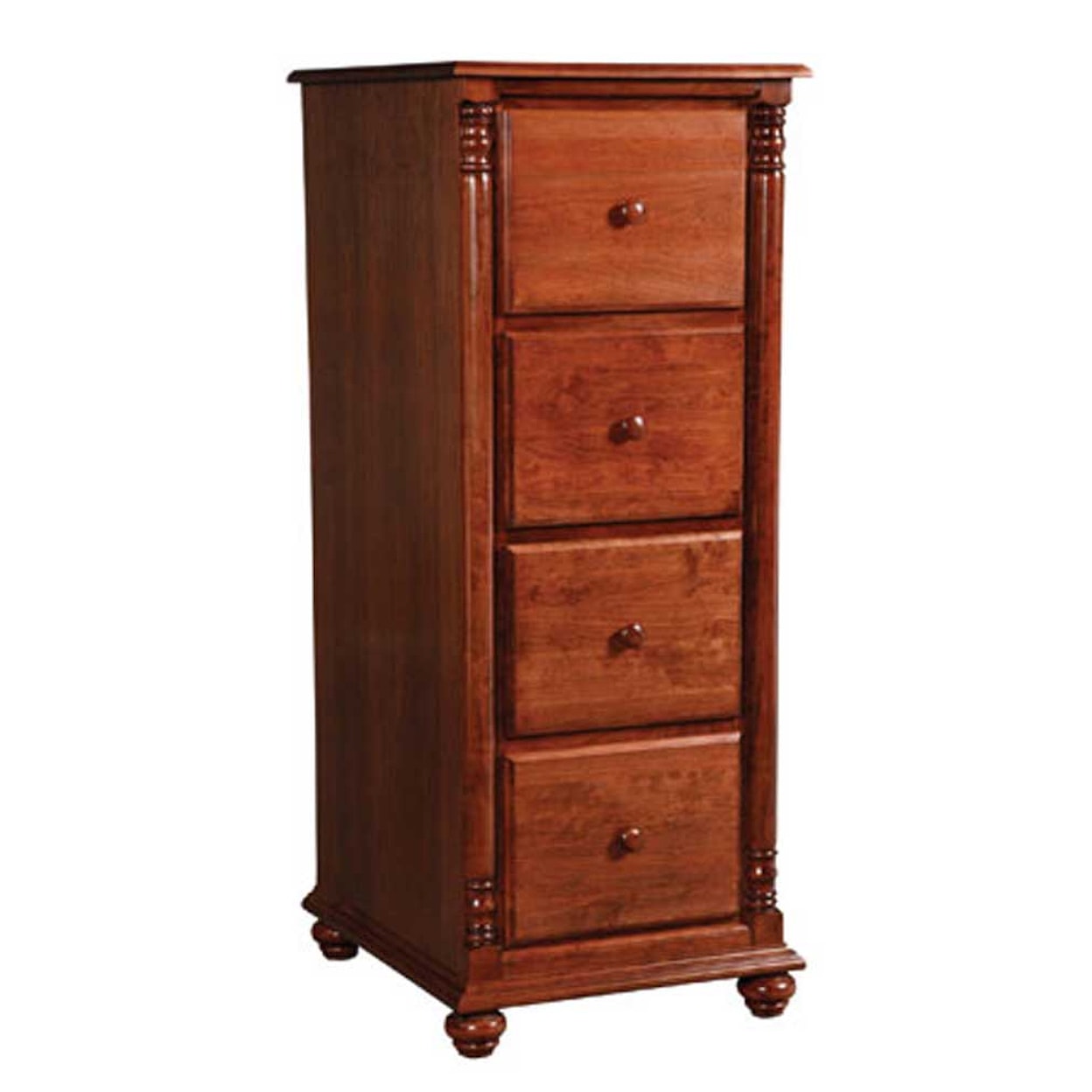 Simply Amish Savannah 4-Drawer File Cabinet