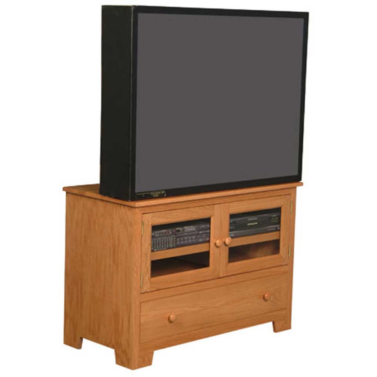 Simply Amish Shaker Amish Widescreen TV Stand
