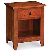 Nightstand with Drawer and Opening