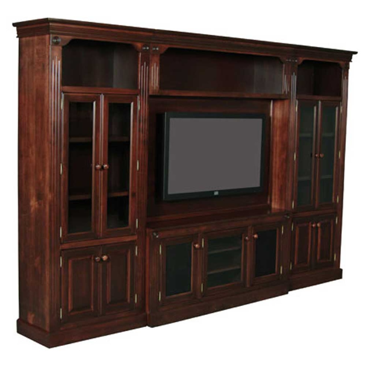 Simply Amish Imperial Amish Entertainment Wall Unit