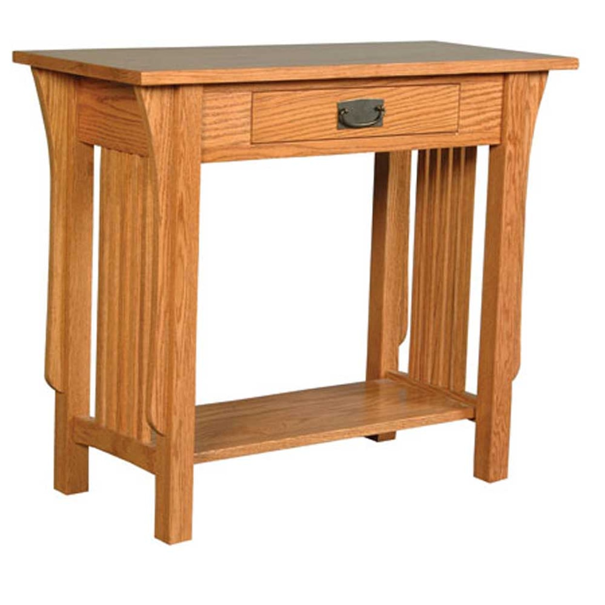 Simply Amish Prairie Mission 1-Drawer Console Table
