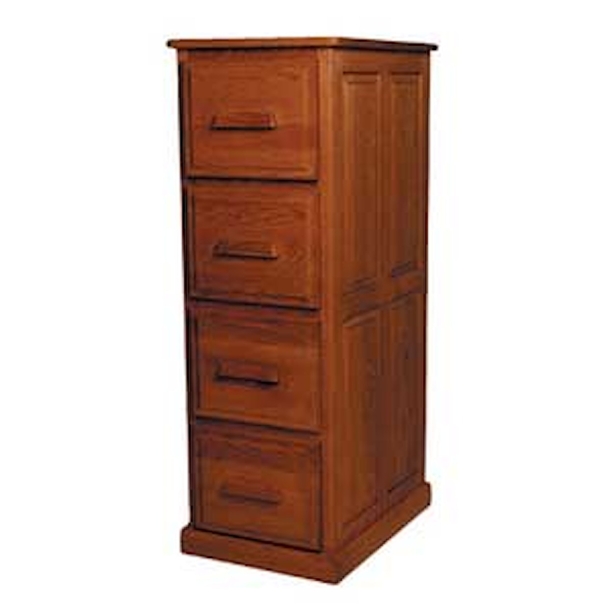 Simply Amish Classic 4-Drawer File Cabinet