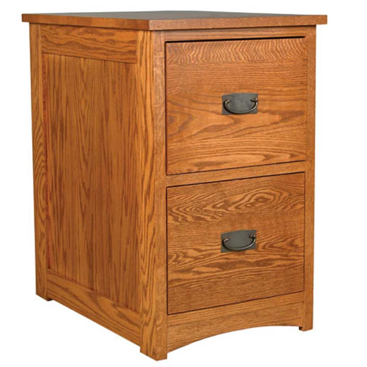 Simply Amish Prairie Mission 2-Drawer File Cabinet