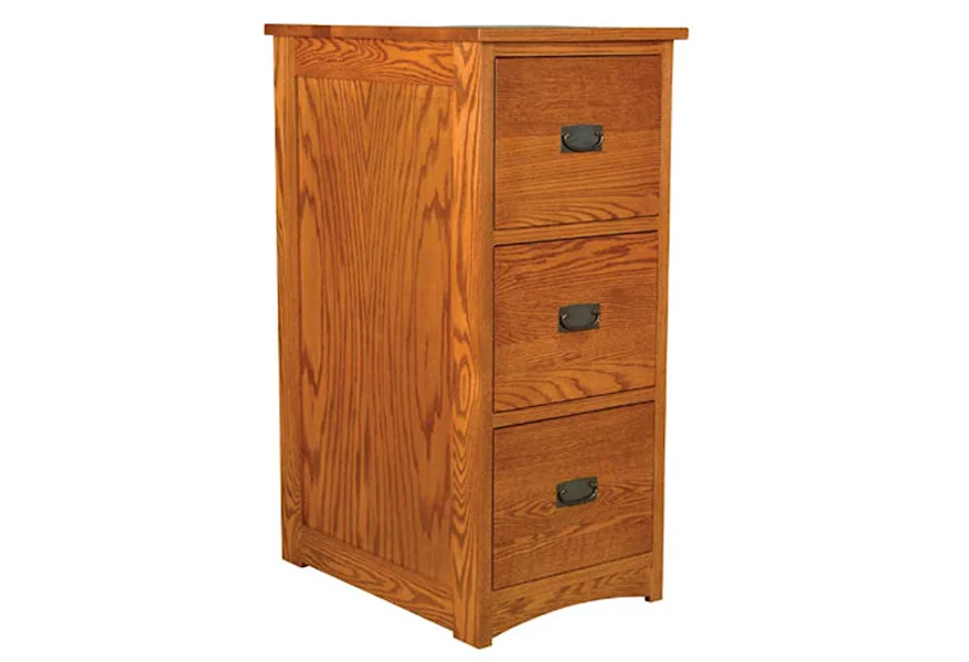 Prairie Mission 3-Drawer File Cabinet by Simply Amish at Mueller Furniture