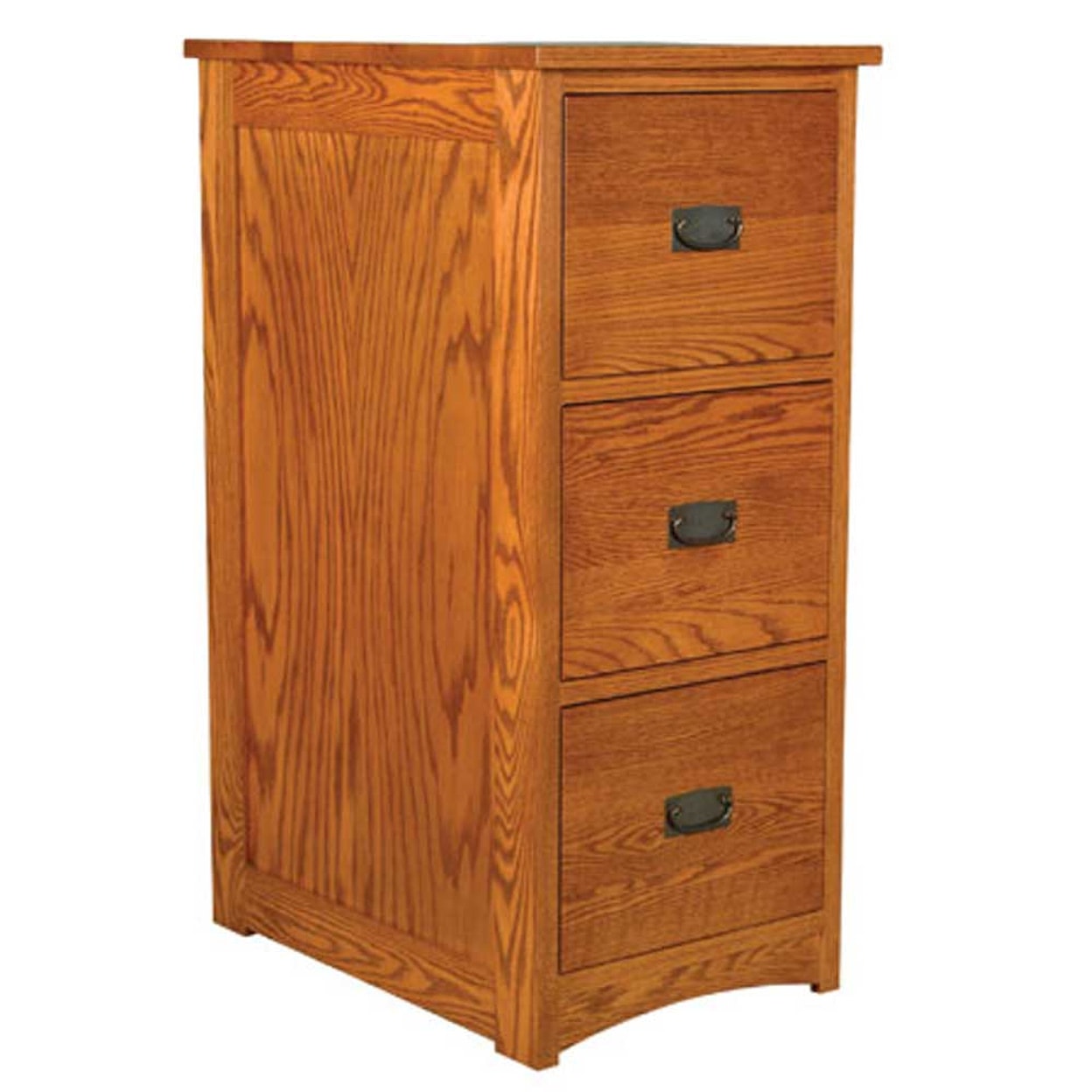 Simply Amish Prairie Mission 3-Drawer File Cabinet