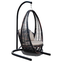Outdoor Hanging Chair with Cushion