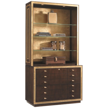 Beverly Palms Deck and File Cabinet Combo