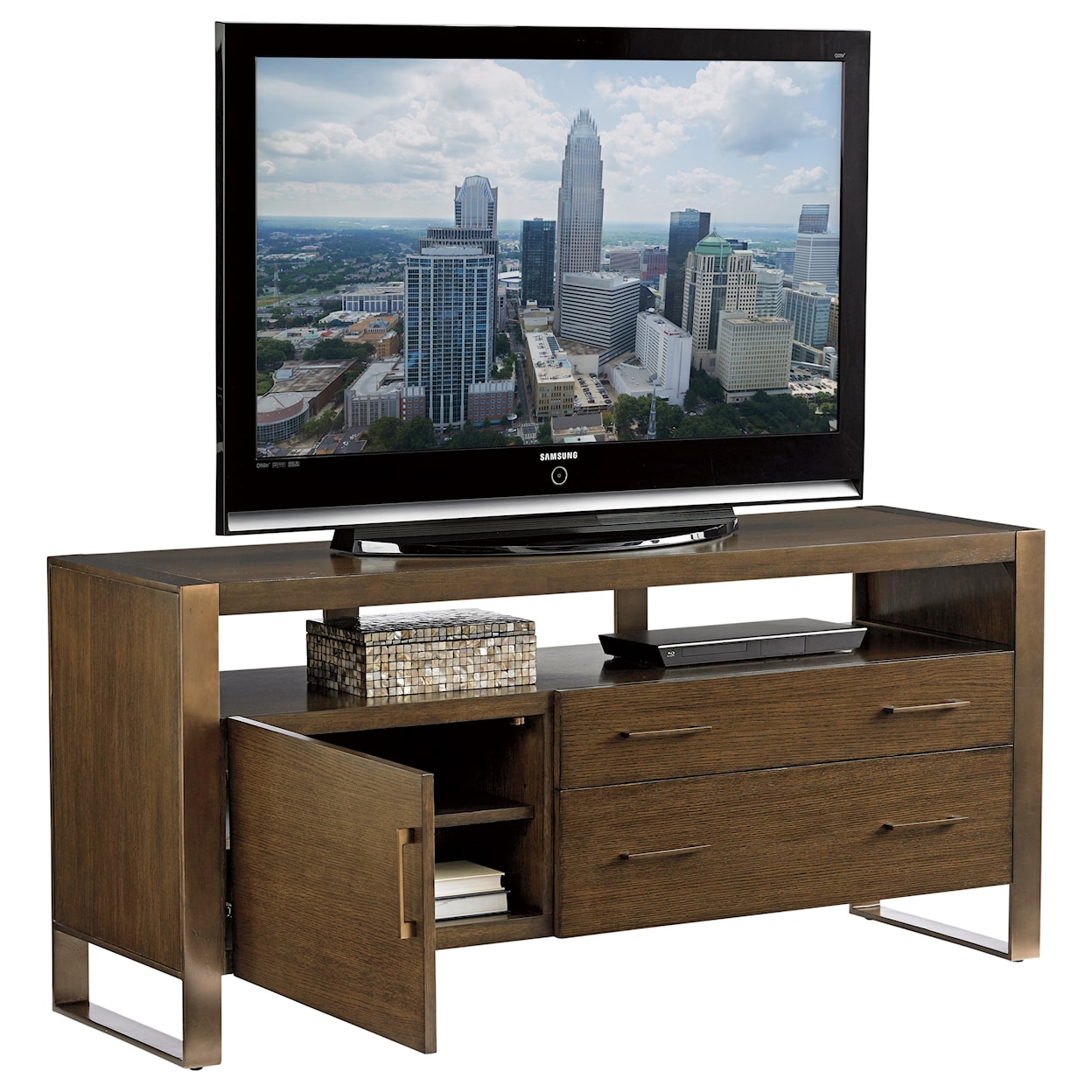 Sligh Cross Effect Modern Media Console