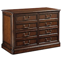 Lanier File Chest with Four Locking File Drawers