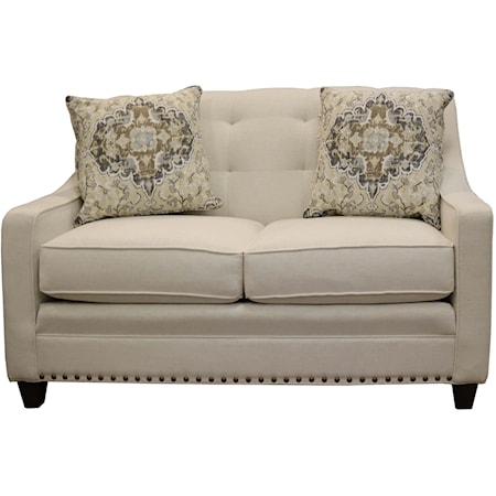 Transitional Loveseat