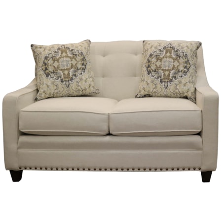 Transitional Loveseat
