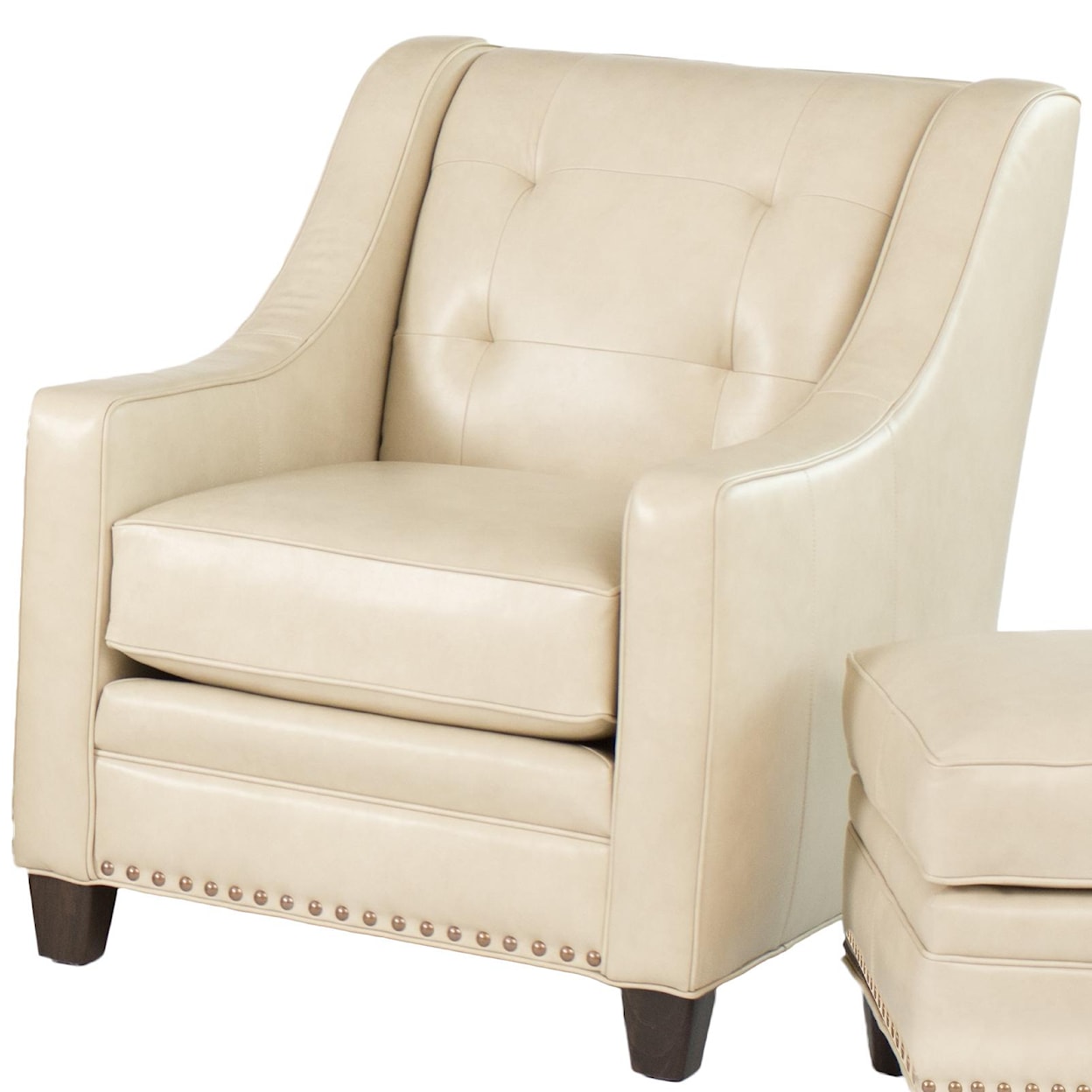Smith Brothers 203L Transitional Stationary Chair 