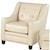 Kirkwood Couture Transitional Stationary Chair with Tufting