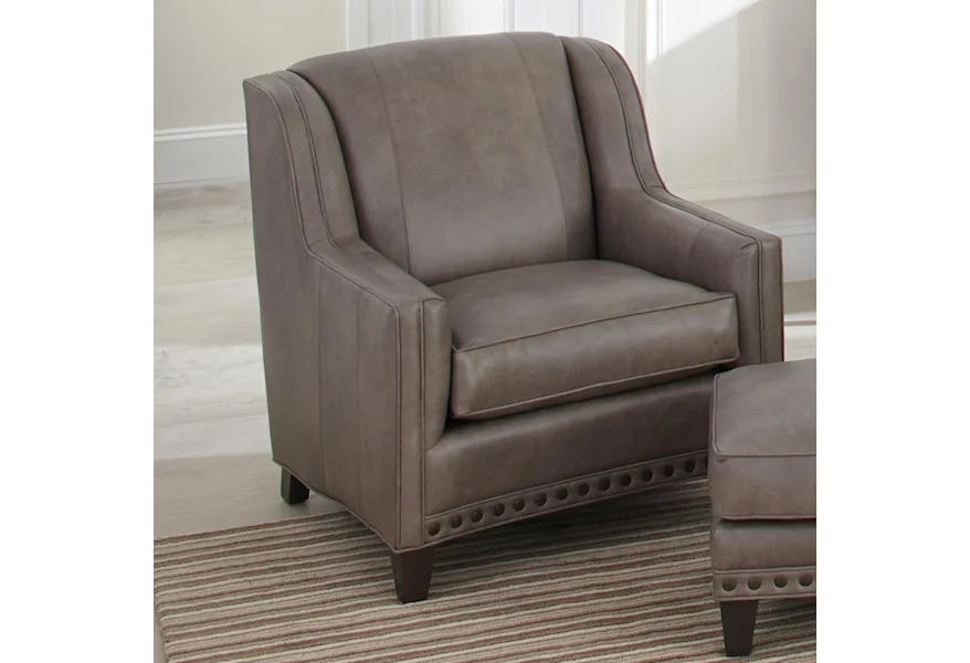 227 Upholstered Chair by Smith Brothers at Malouf Furniture Co.