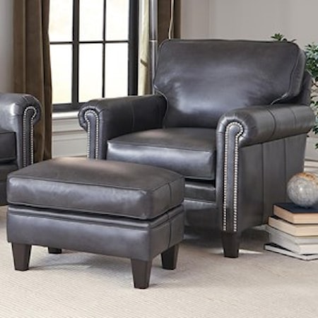 Chair and Ottoman Set