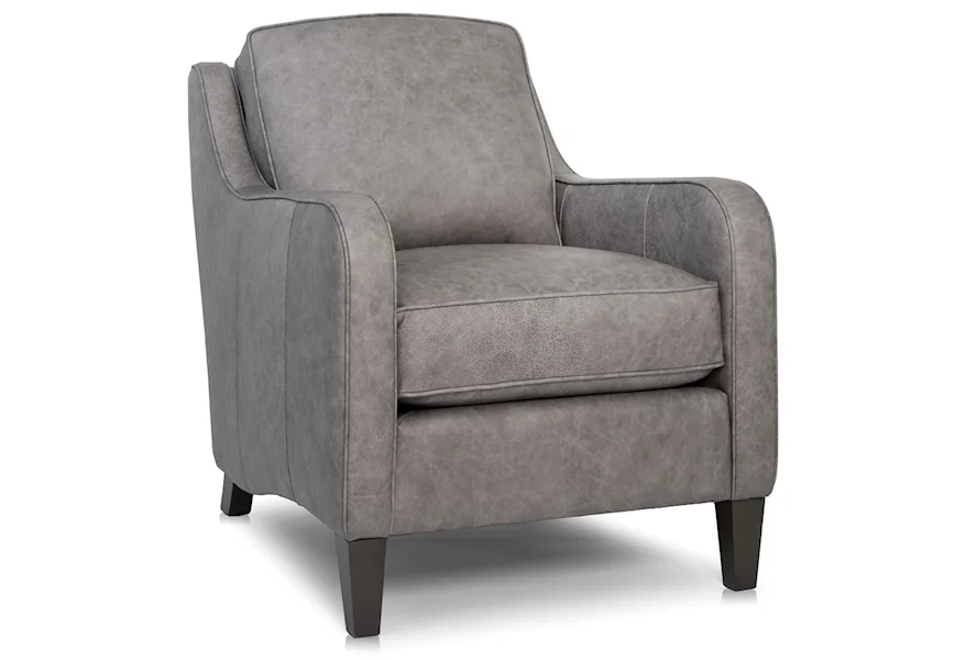 252 Upholstered Chair by Smith Brothers at Malouf Furniture Co.