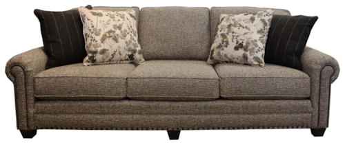 Traditional Sofa with Nailheads