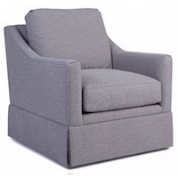 Transitional Chair with Skirted Base 