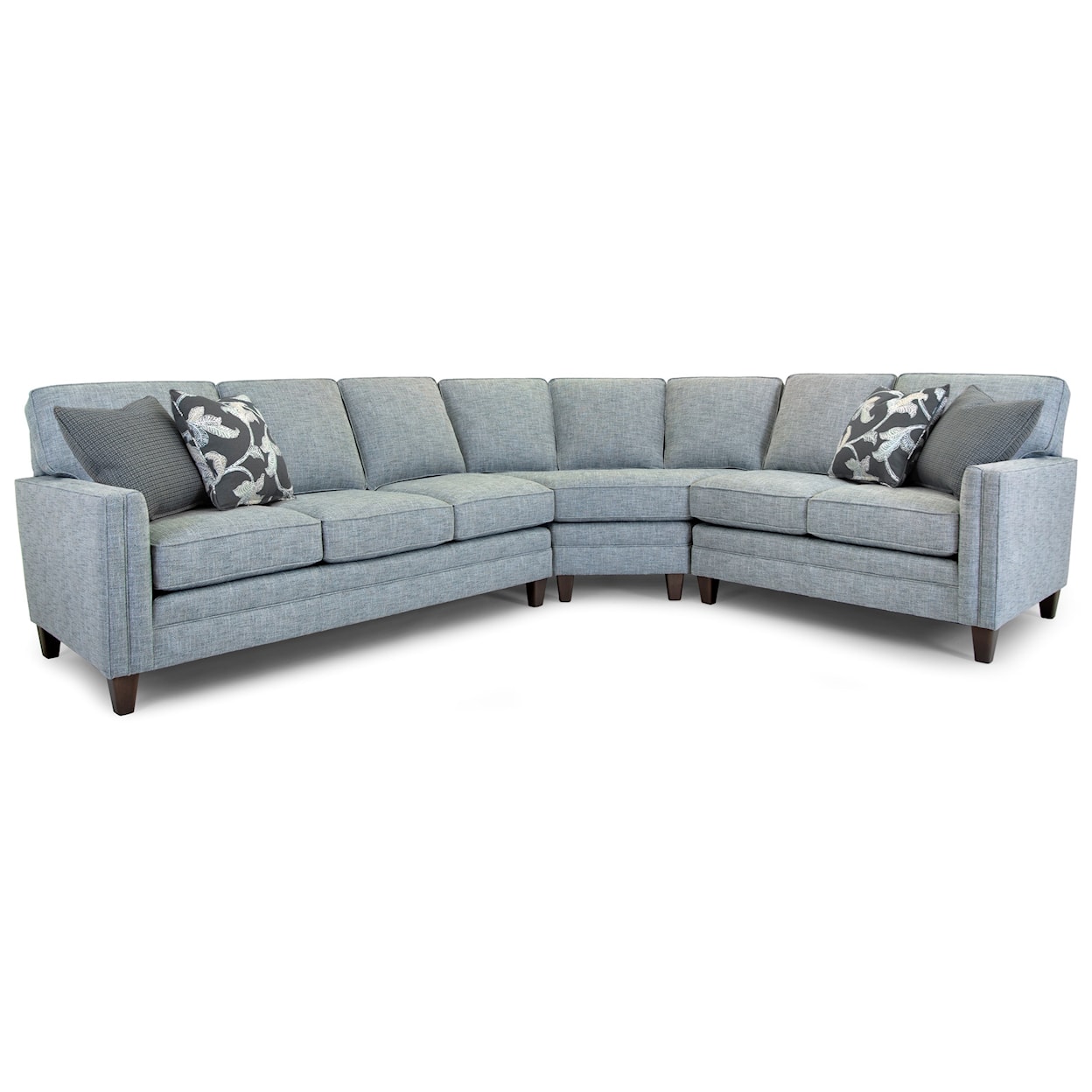 Smith Brothers Build Your Own 3000 Series Customizable 3-Piece Sectional