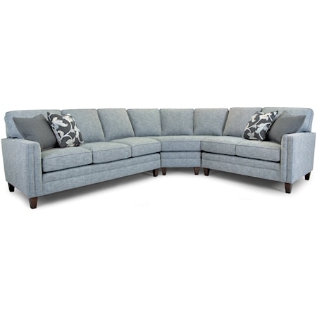 Customizable 3-Piece Sectional