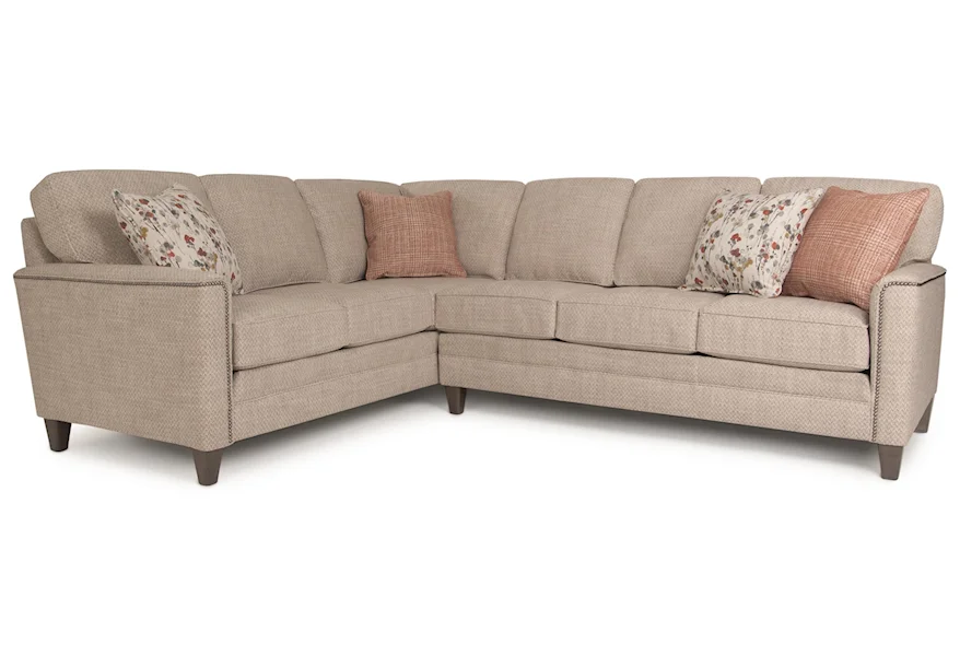 Build Your Own 3000 Series Customizable 2-Piece Sectional by Smith Brothers at Godby Home Furnishings