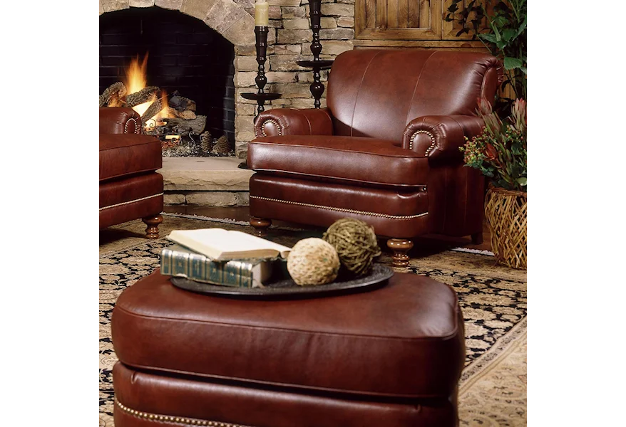 346 Chair and Ottoman Set by Smith Brothers at Beyer's Furniture