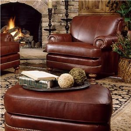 Chair and Ottoman Set