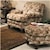 Smith Brothers 346 Traditional Styled Chair and Ottoman Set