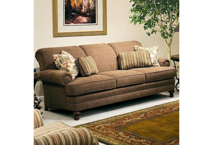 Harris Upholstered Stationary Sofa by Kirkwood at Virginia Furniture Market