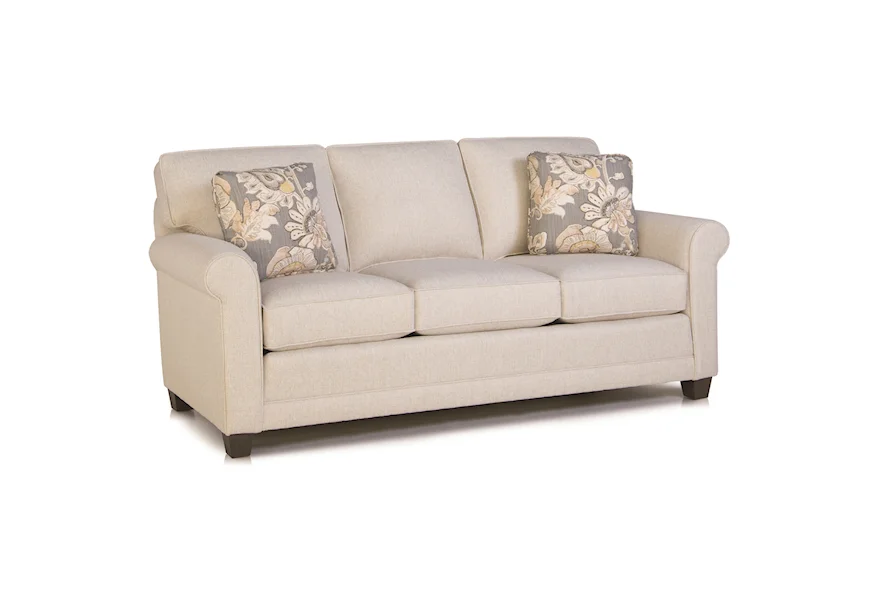 366 Stationary Sofa by Smith Brothers at Gill Brothers Furniture & Mattress