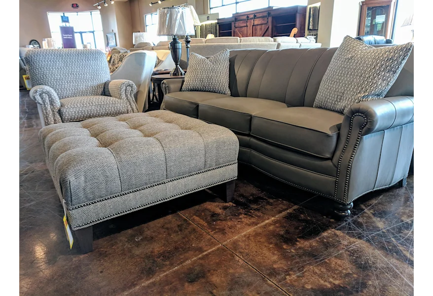 383 Customizable Sofa by Smith Brothers at Mueller Furniture