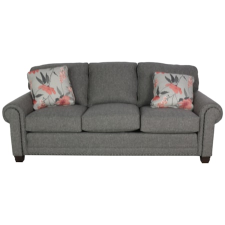 Traditional Stationary Sofa