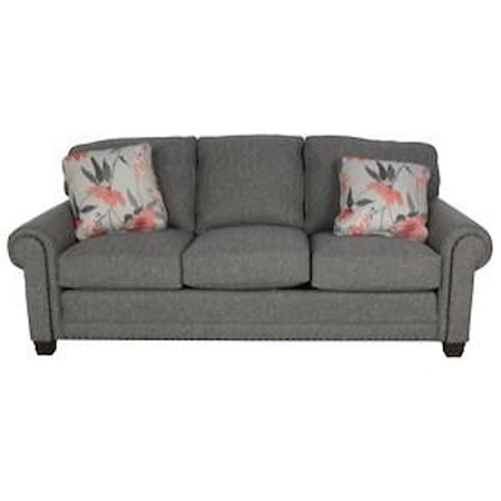 Traditional Stationary Sofa