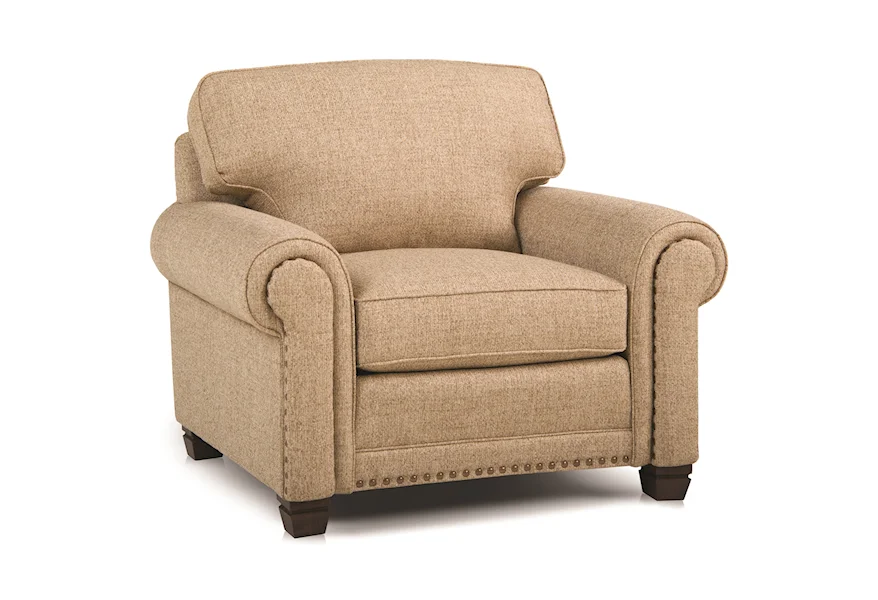 393 Traditional Stationary Chair by Smith Brothers at Pilgrim Furniture City