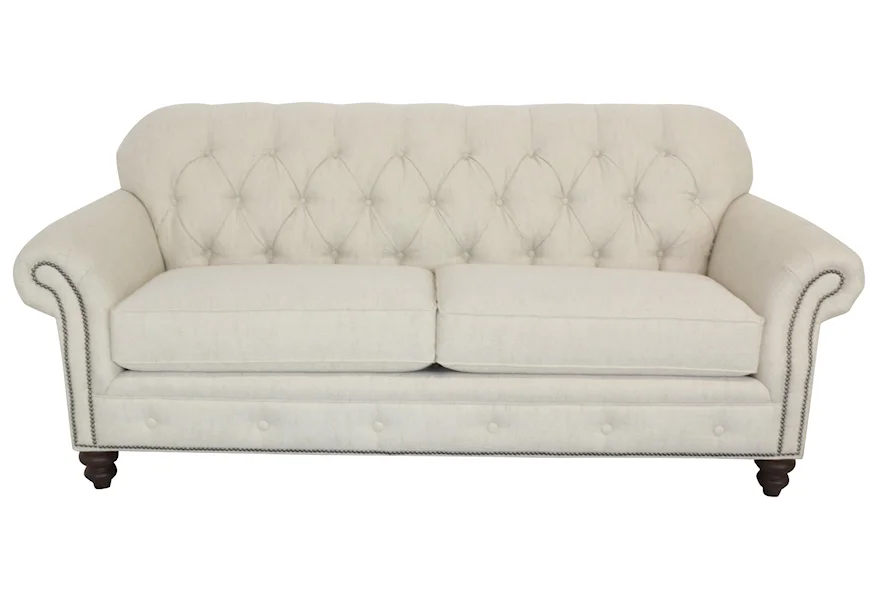 396 Button-Tufted Sofa by Smith Brothers at Sprintz Furniture