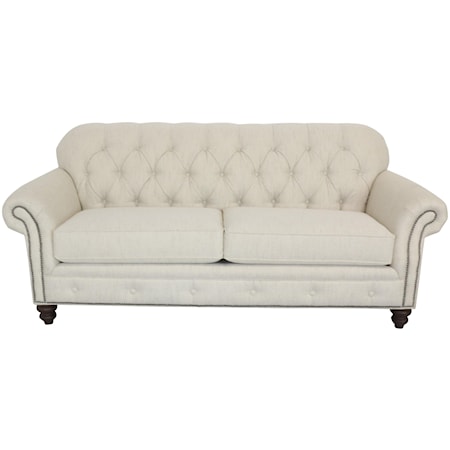 Button-Tufted Sofa